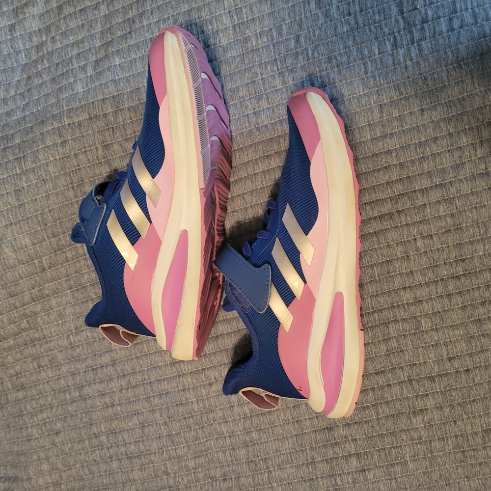 Adidas Blue and Pink Sneakers